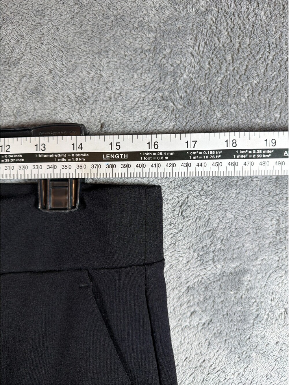 LOFT Women's Black Pull-On Pants Size Large Stretch Ponte Ankle Trousers - Picture 6 of 15